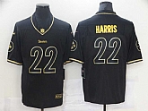 Nike Steelers 22 Najee Harris Black Gold Vapor Untouchable Limited Jersey Dzhi,baseball caps,new era cap wholesale,wholesale hats